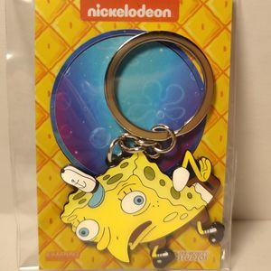 Spongebob Squarepants Meme Spongemock Metal Keychain Official Collectible